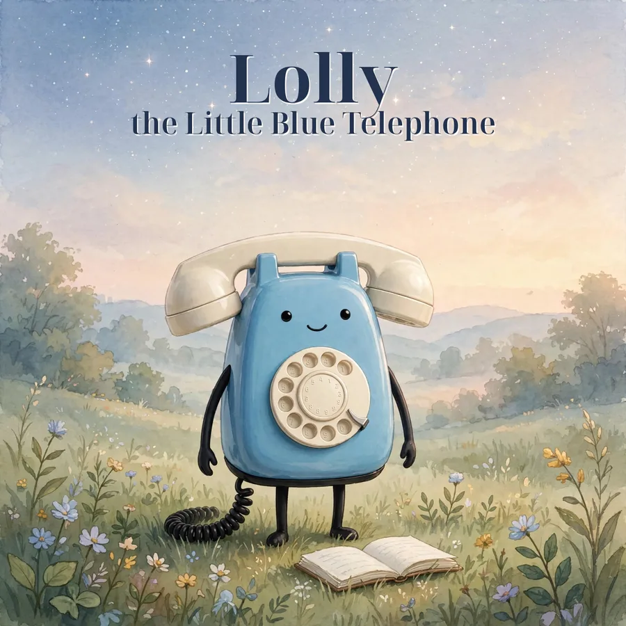 Book cover: Lolly in a meadow at dawn